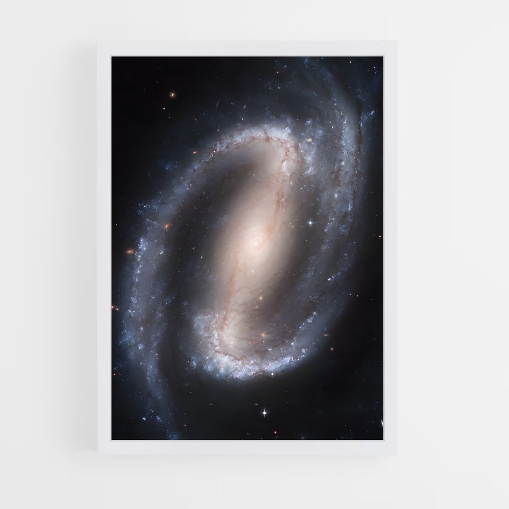 Poster Éblouissante galaxie spirale (vue 3)